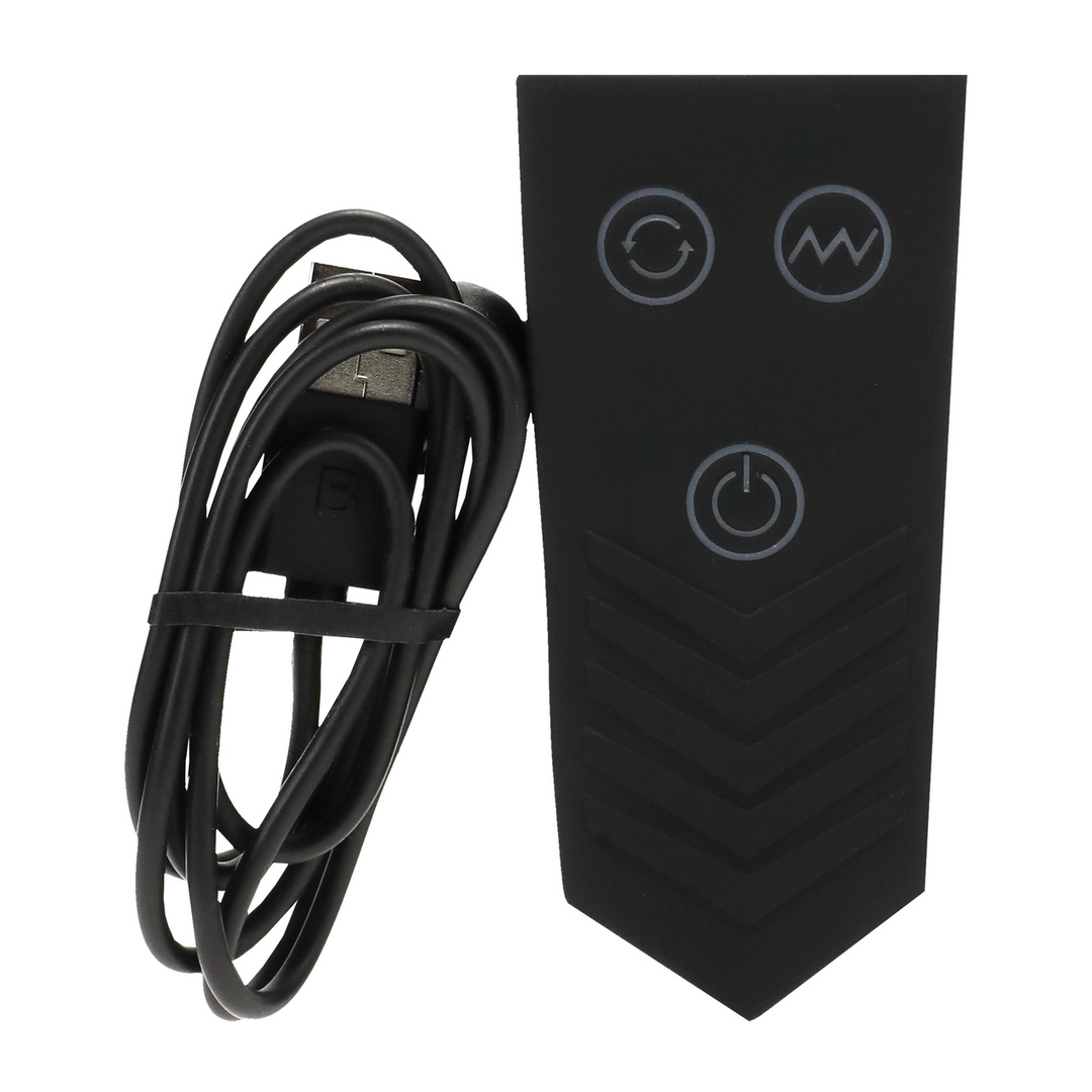 Robo Rimmer X - Vibrerende Plug - Zwart - Afbeelding 6