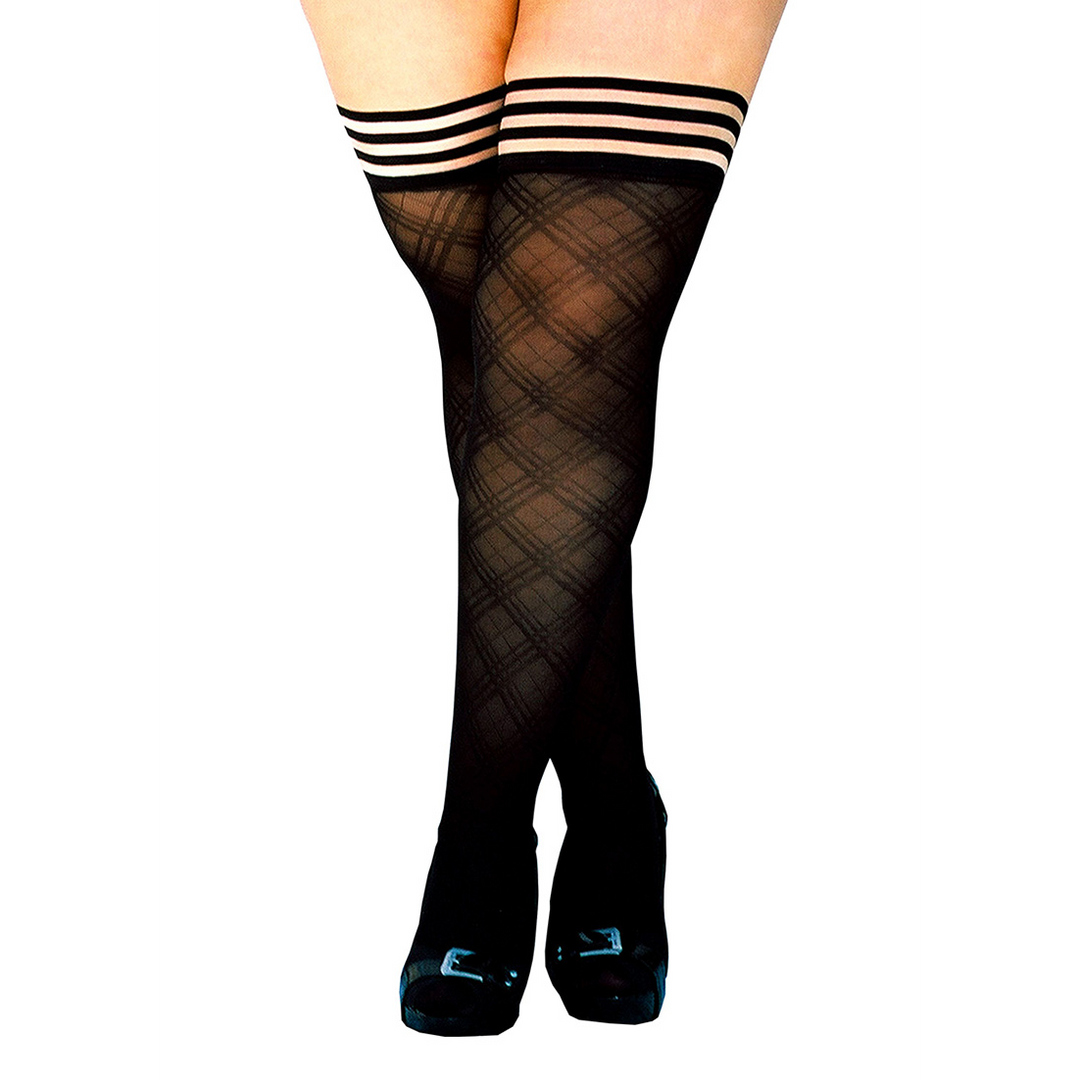 Tiffany - Thigh High - A - Zwart - Afbeelding 4