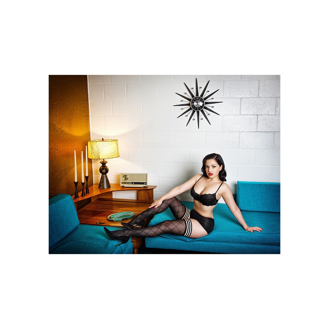 Tiffany - Thigh High - A - Zwart - Afbeelding 5