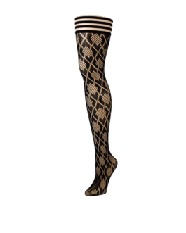 Elle – Thigh High – A – Zwart