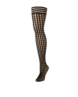 Mimi – Thigh High – A – Zwart