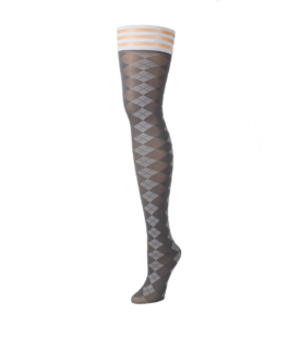 Par 4 – Thigh High – A – Grijs