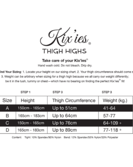 Keila – Thigh High – A – Zwart