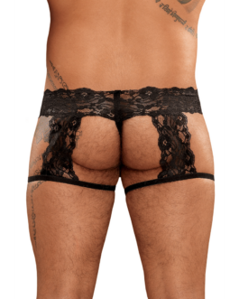 G-String Garter Short – L/XL – Zwart