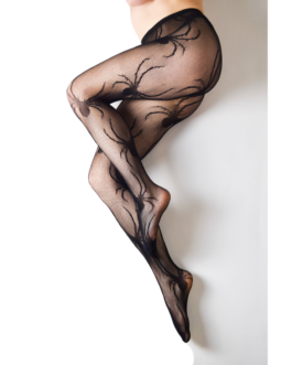 Visnet Panty’s – Spinnen – A – Zwart