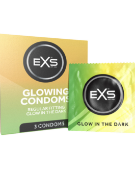 EXS Glow – Condooms – 3 Stuks