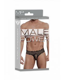 Micro Thong Pinch Back – L/XL – Zwart