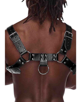 Ram – Imitatie Leer Harnas – One Size – Zwart