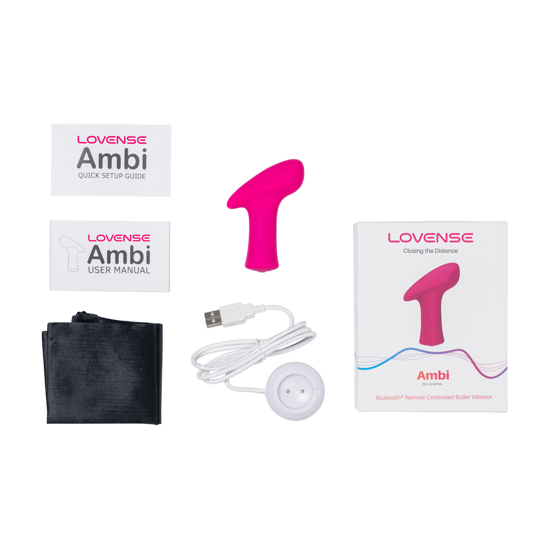 Ambi - App-gestuurde Brede Oppervlakte Bullet Vibrator - Roze - Afbeelding 5
