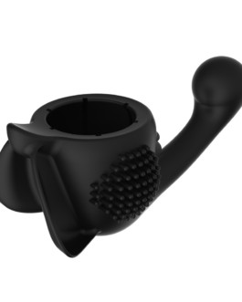 Vrouwelijke Opzetstuk voor Domi Wand Massager – Zwart