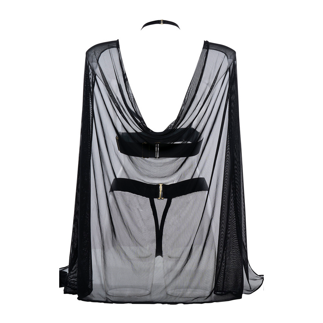 Sweet Little Lies - Harness Set - OS - Zwart - Afbeelding 6