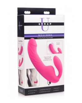 Royal Rider – Vibrerende Silicone Strapless Strap-On