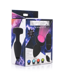 Siliconen Vibrerende LED Plug – Medium