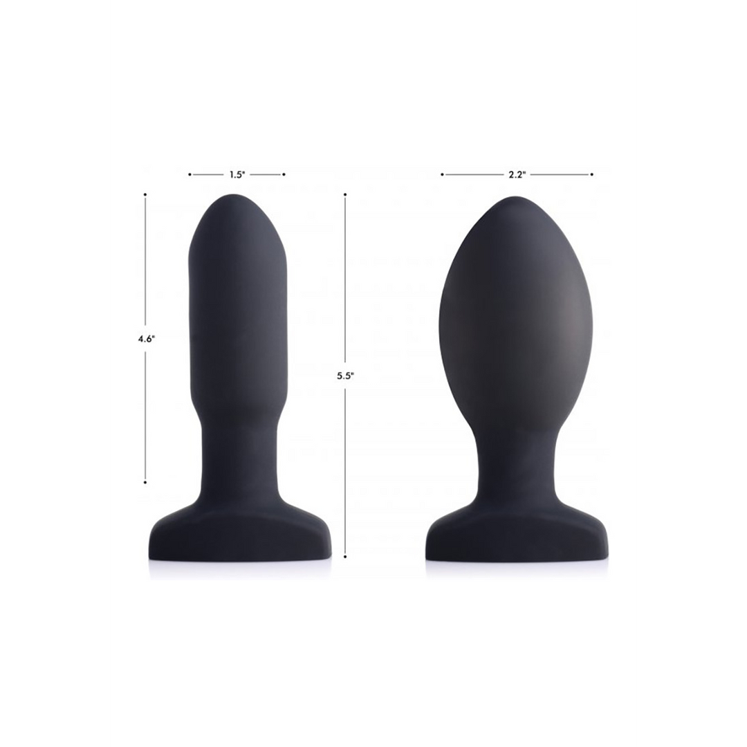 Opblaasbare Vibrerende Silicone Butt Plug - Afbeelding 5
