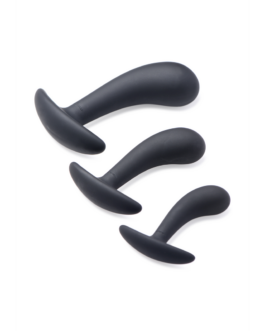 Dark Delights – 3 Delige Gebogen Anale Trainer Set