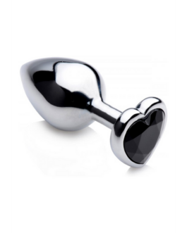 Zwarte Hart – Butt Plug – Medium