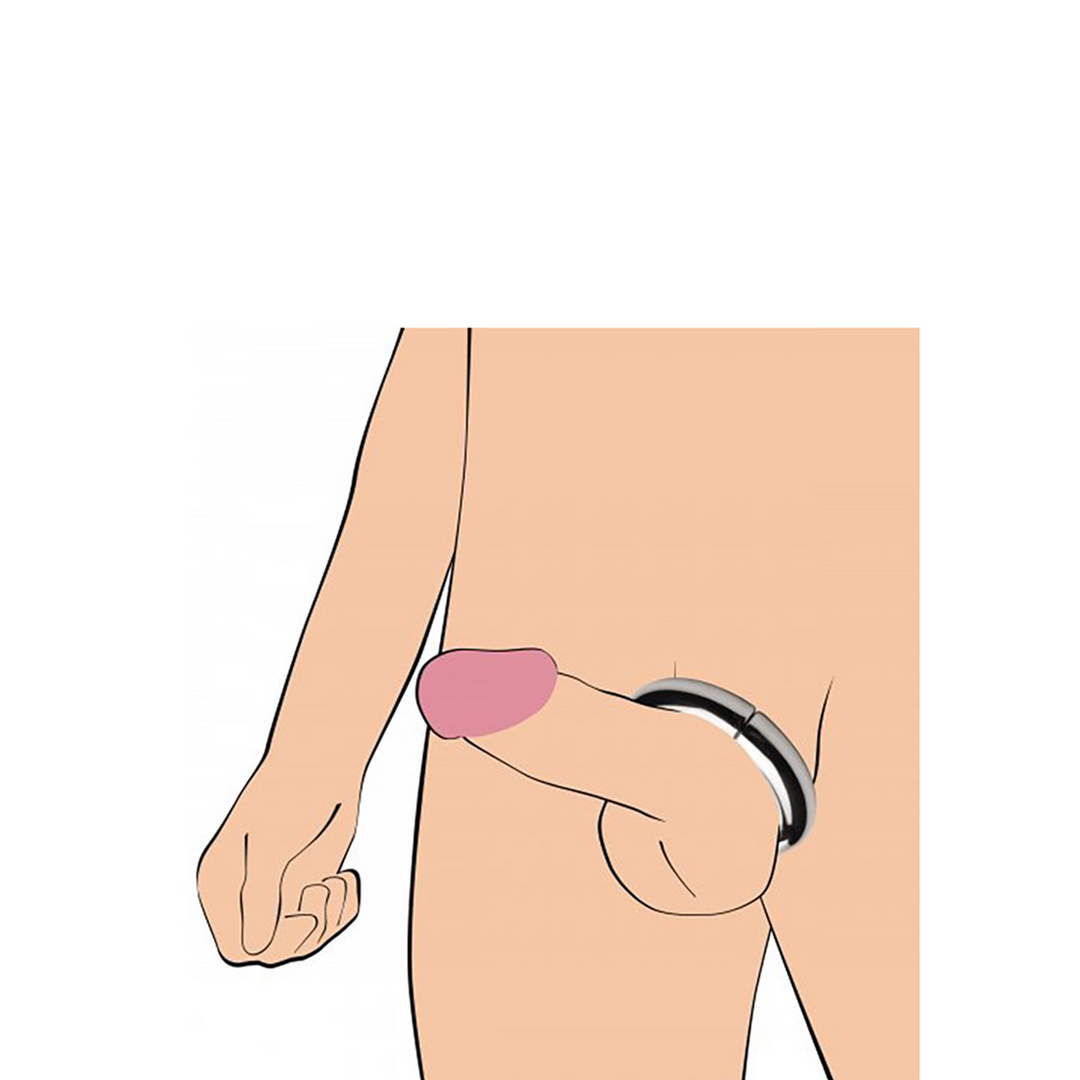 Mega Magnetize - RVS Magnetische Cockring - 2 / 4,4 cm - Afbeelding 5