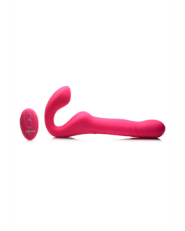 Mighty-Thrust – Duwende en Vibrerende Strapless Strap-On met Afstandsbediening