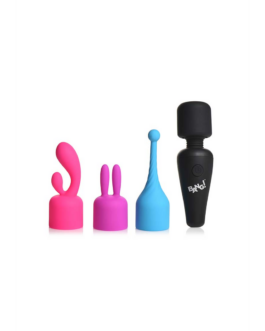 Mini Wand Massager met 3 Opzetstukken