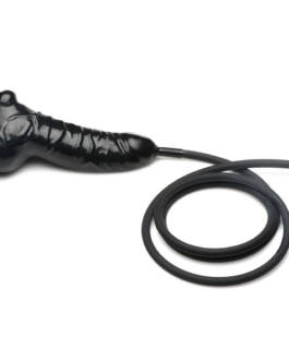 Guzzler – Realistische Penis Sheath met Tube – Zwart