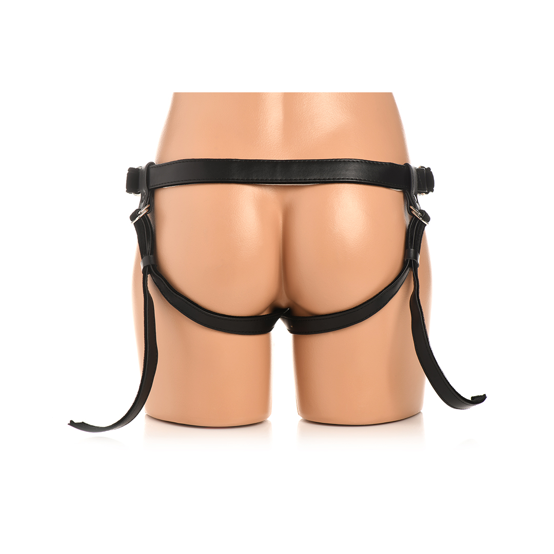 Velvet Kiss Strap-On Harnas - Zwart - Afbeelding 3