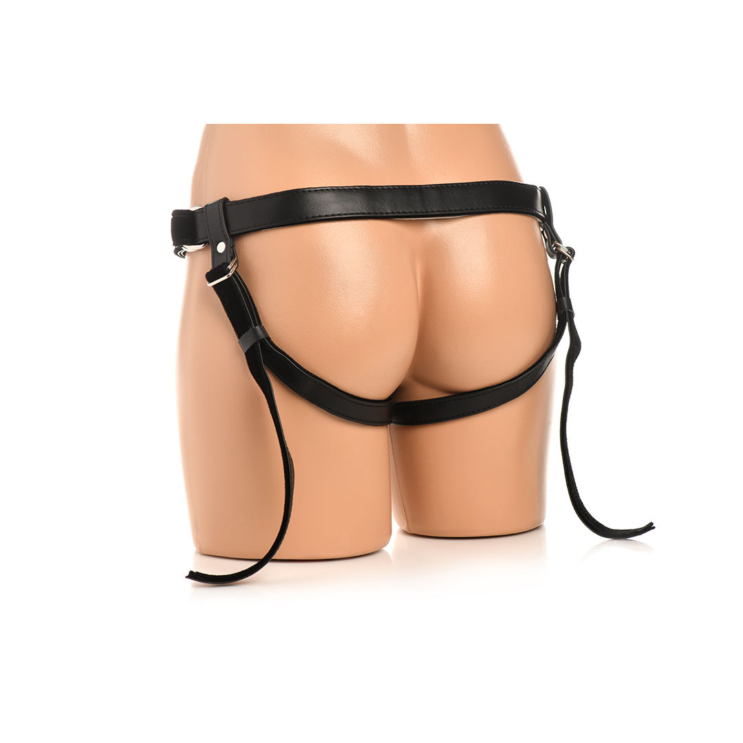 Velvet Kiss Strap-On Harnas - Zwart - Afbeelding 4