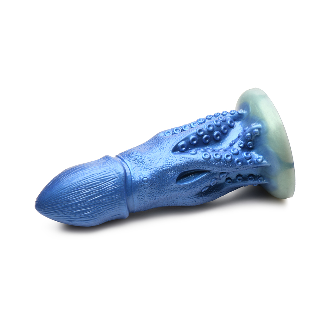 Cocktopus Octopus - Siliconen Dildo - Blauw - Afbeelding 4