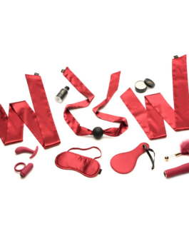 Lover’s Bondage Massage Set – Rood