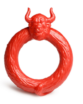 Beast Mode – Siliconen Cockring – Rood