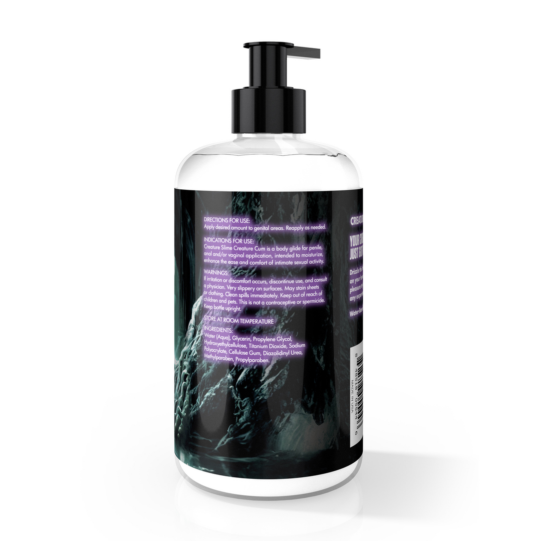 Creature Slime - Creature Cum - Ongeparfumeerde Jizz Glijmiddel - 16 fl oz / 473 ml - Afbeelding 4