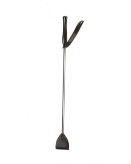 Zweep met brede punt