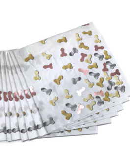 Glitterati – Penis Feest Servetten