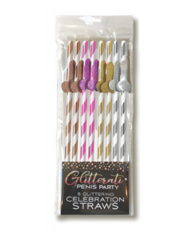 Glitterati – Penis Tall Party Rietjes