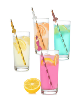 Glitterati – Penis Tall Party Rietjes