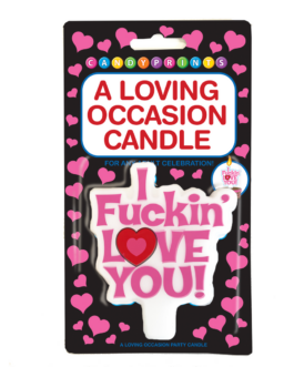 Ik Hou Verdomd Veel Van Je – Kaars
