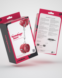 Bondage Love – Leren Handboeien – Rood