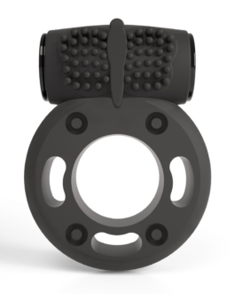 Booster – Cockring met Vibrerende Bullet – Zwart