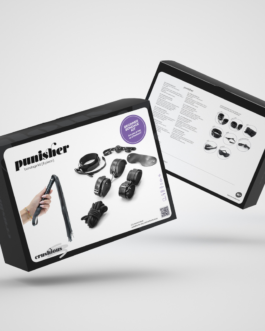 Punisher – 8-delige Bondage Set – Zwart