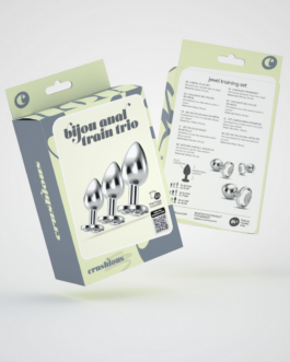 Bijou – Anal Train Trio – 3 Jewel Plugs – Doorzichtig