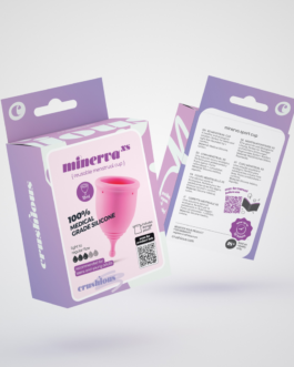 Minerva – Menstruatiecup met Zakje – XS – Roze