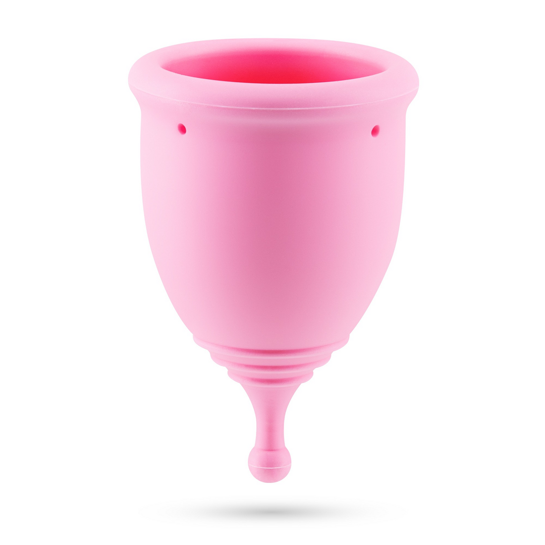 Minerva - Menstruatiecups met Zak - S en L - Roze - Afbeelding 5