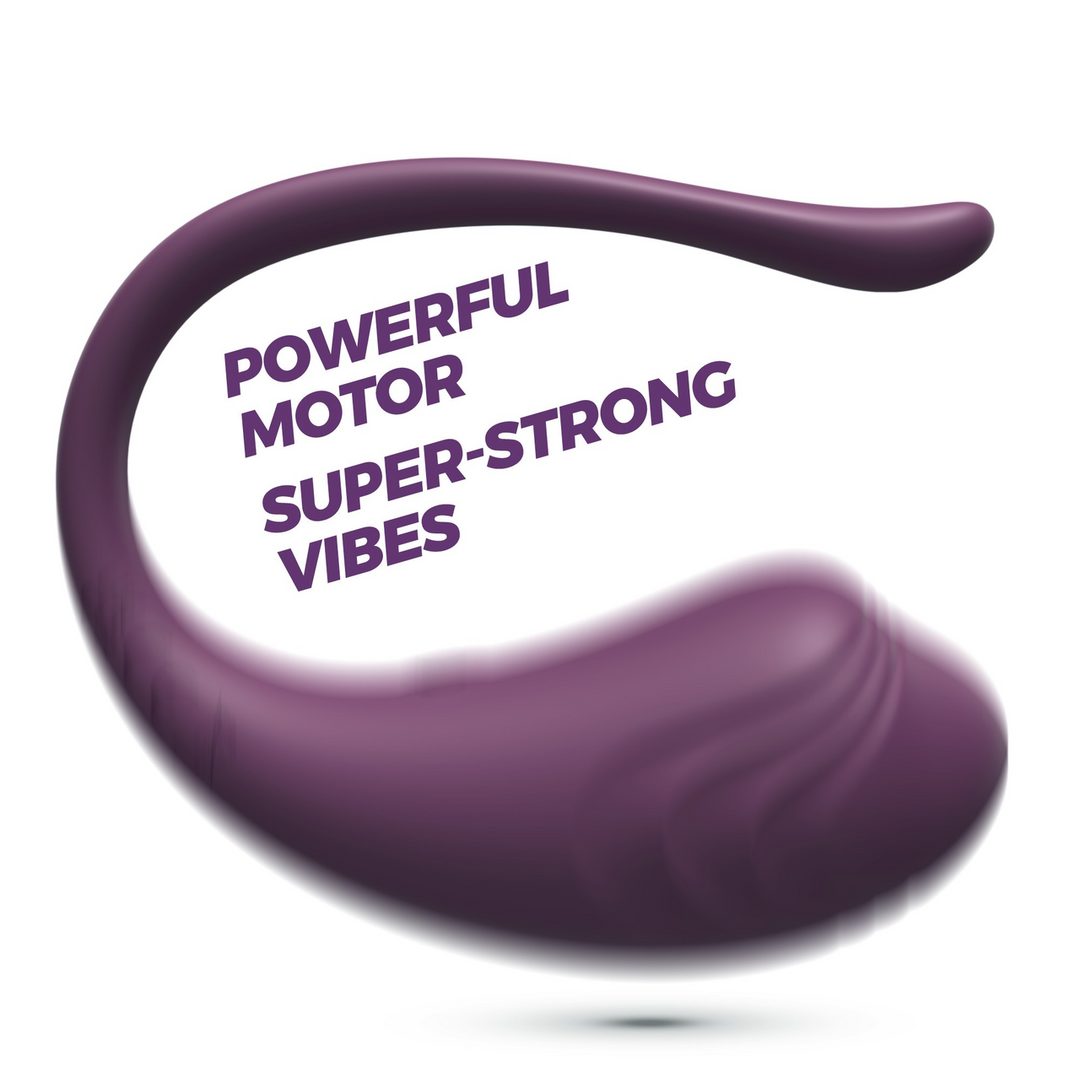 Tamago - Oplaadbaar Vibrerend Ei met Afstandsbediening - Paars - Afbeelding 7