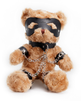 Crushito – Bondage Teddybeer – 31 cm – Zwart