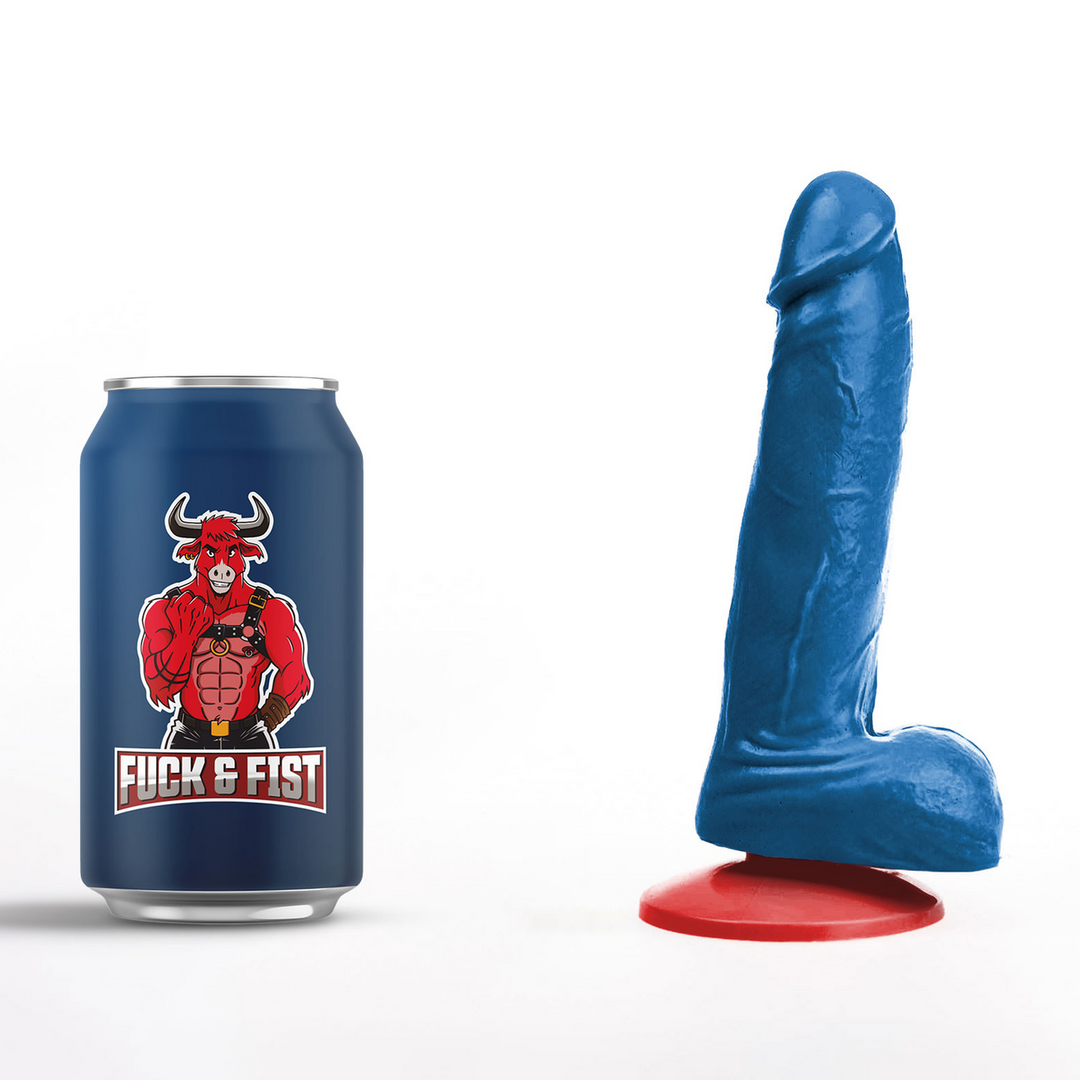Hoenir S - Realistische Dildo met Ballen - 5,1 / 13 cm - Blauw - Afbeelding 5