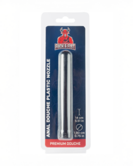 Anale Douche Plastic Mondstuk – 13,5 cm – Zwart