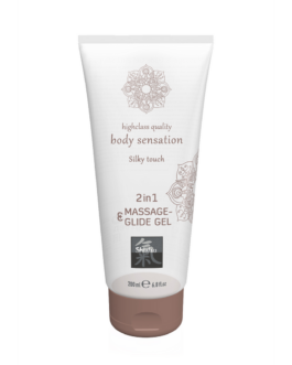 Silky Touch – 2 in 1 Massage en Glide Gel – 7 fl oz / 200 ml