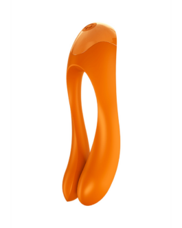 Candy Cane – Vinger Vibrator voor Intieme Zones – Oranje