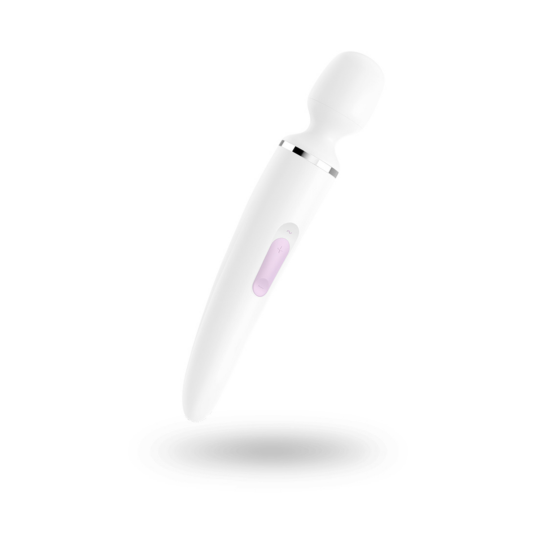 Wand-er Woman - Wand Vibrator - Wit/Chroom - Afbeelding 4