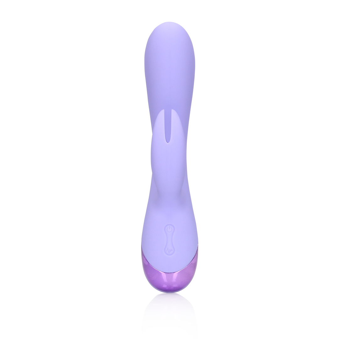 Zachte Silicone Konijn Vibrator - Digitale Lavendel - Afbeelding 5