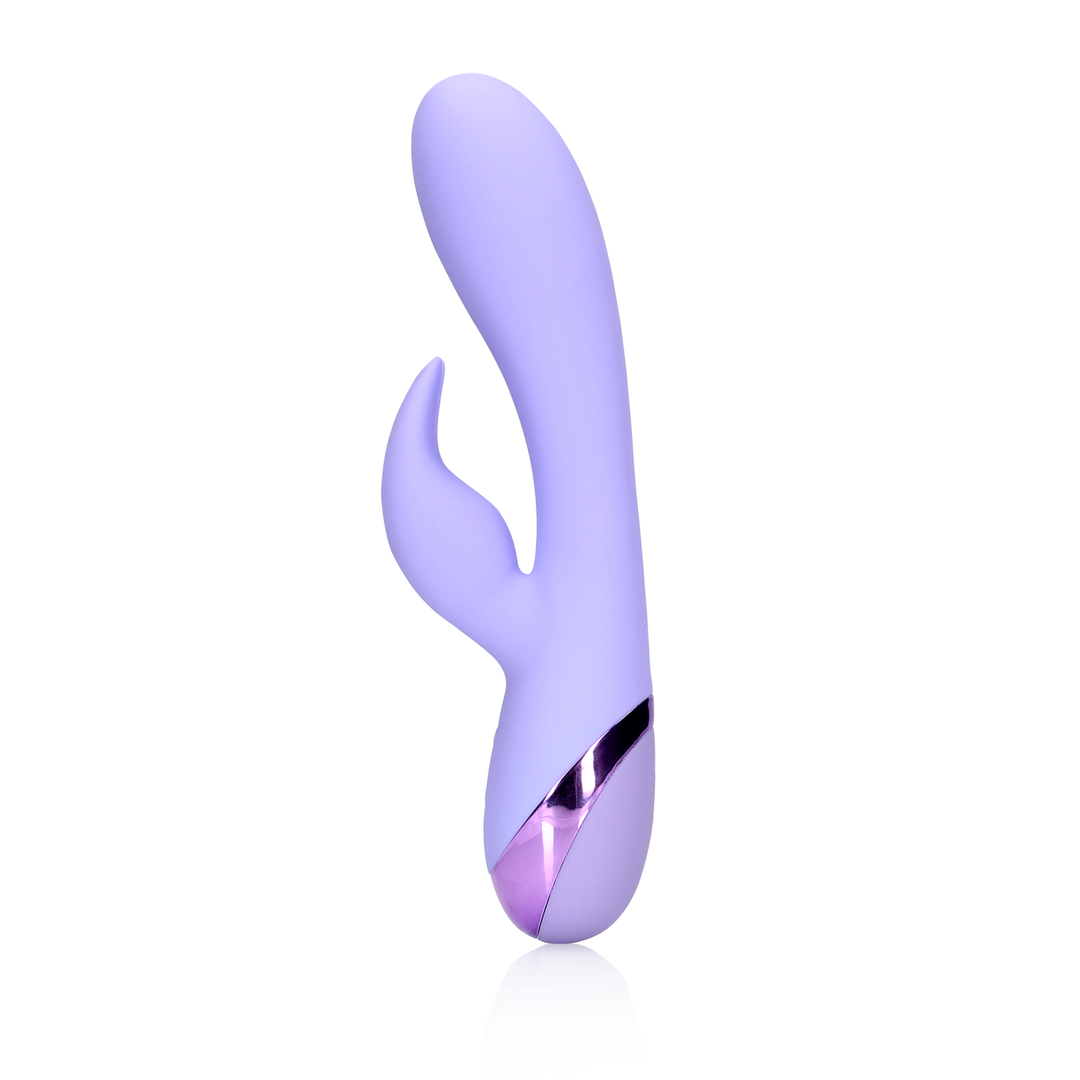 Zachte Silicone Konijn Vibrator - Digitale Lavendel - Afbeelding 6